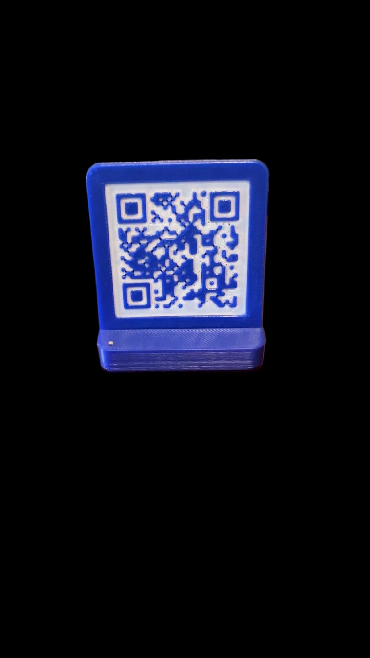 3d printed QR codes with stands for websites or any payment methods