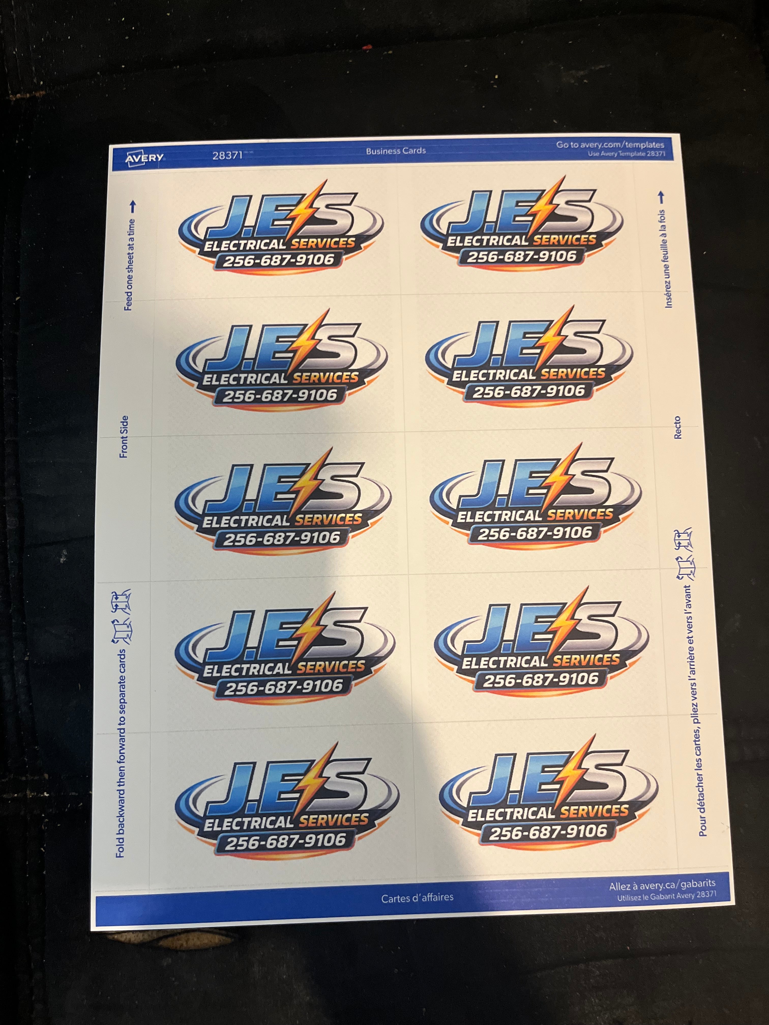 Custom business cards and design we do it