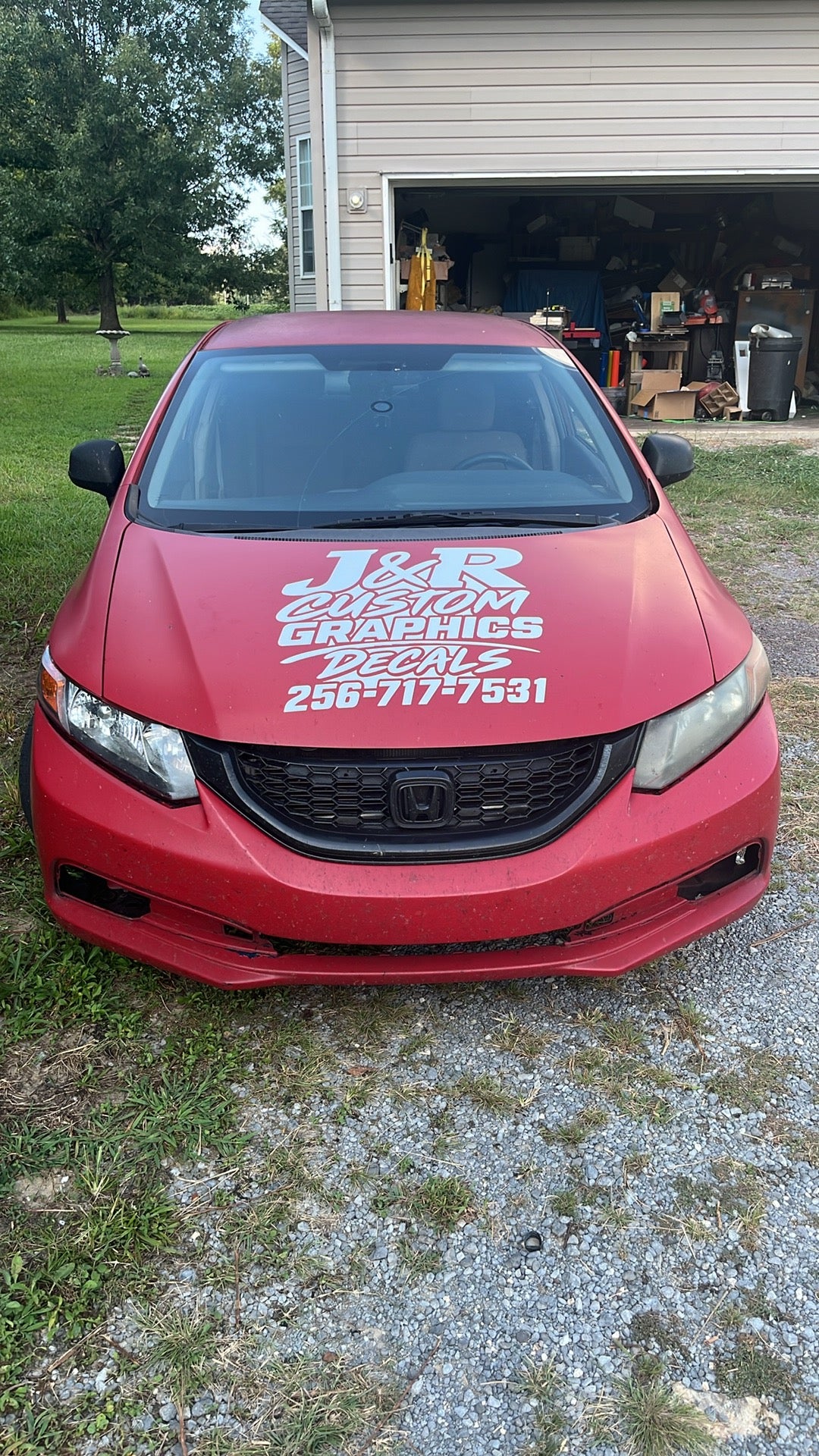 Custom vinyl decals